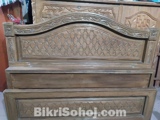 সেগুন কাঠের খাট